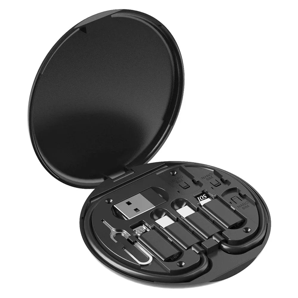 6-in-1 Multi USB Charging Cable Kit – Fast 60W Power Adapter for All Devices