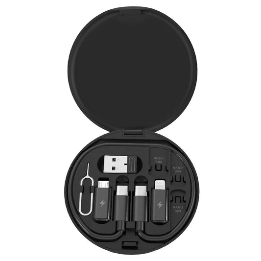 6-in-1 Multi USB Charging Cable Kit – Fast 60W Power Adapter for All Devices