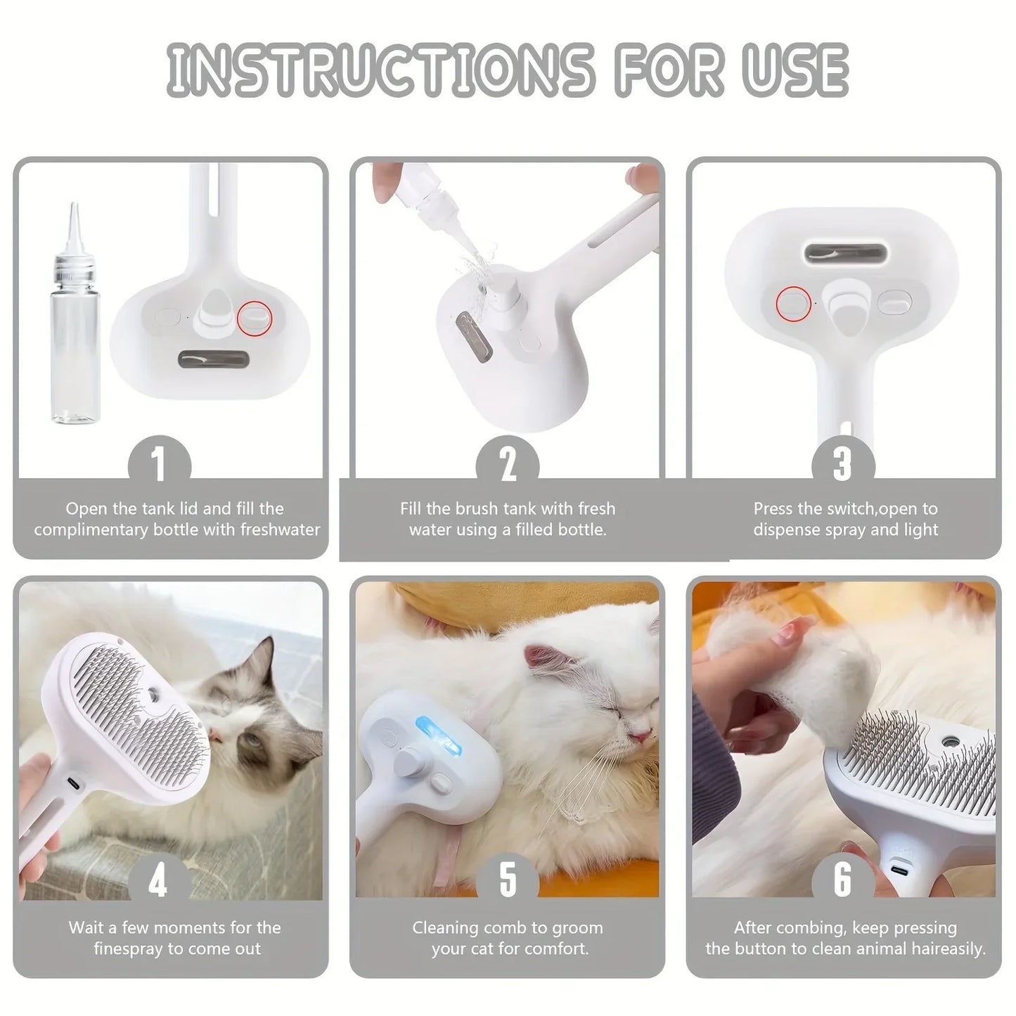 SteamGroom Pro™ – Pet Comb & Hair Remover